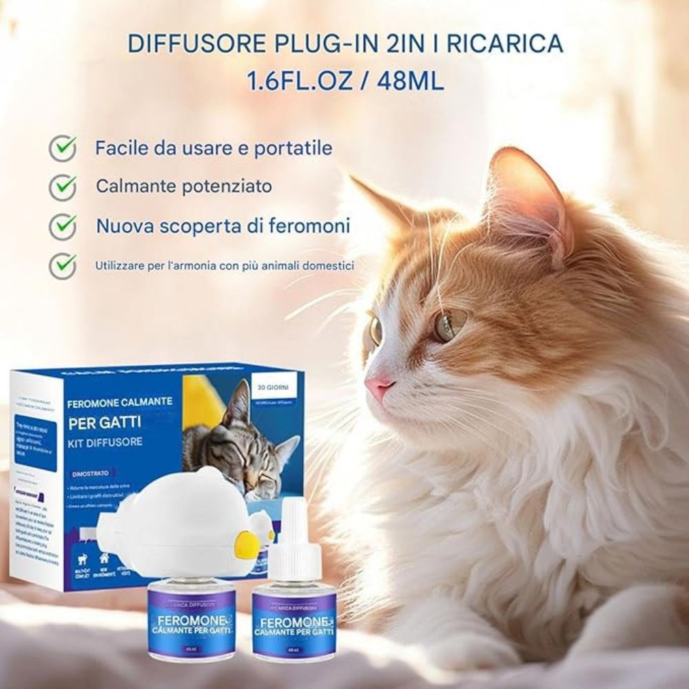 Serenicalm™ – Diffusore di Feromoni per Gatti
