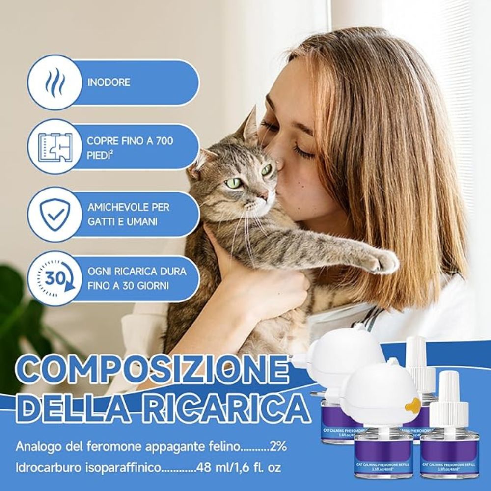 Serenicalm™ – Diffusore di Feromoni per Gatti